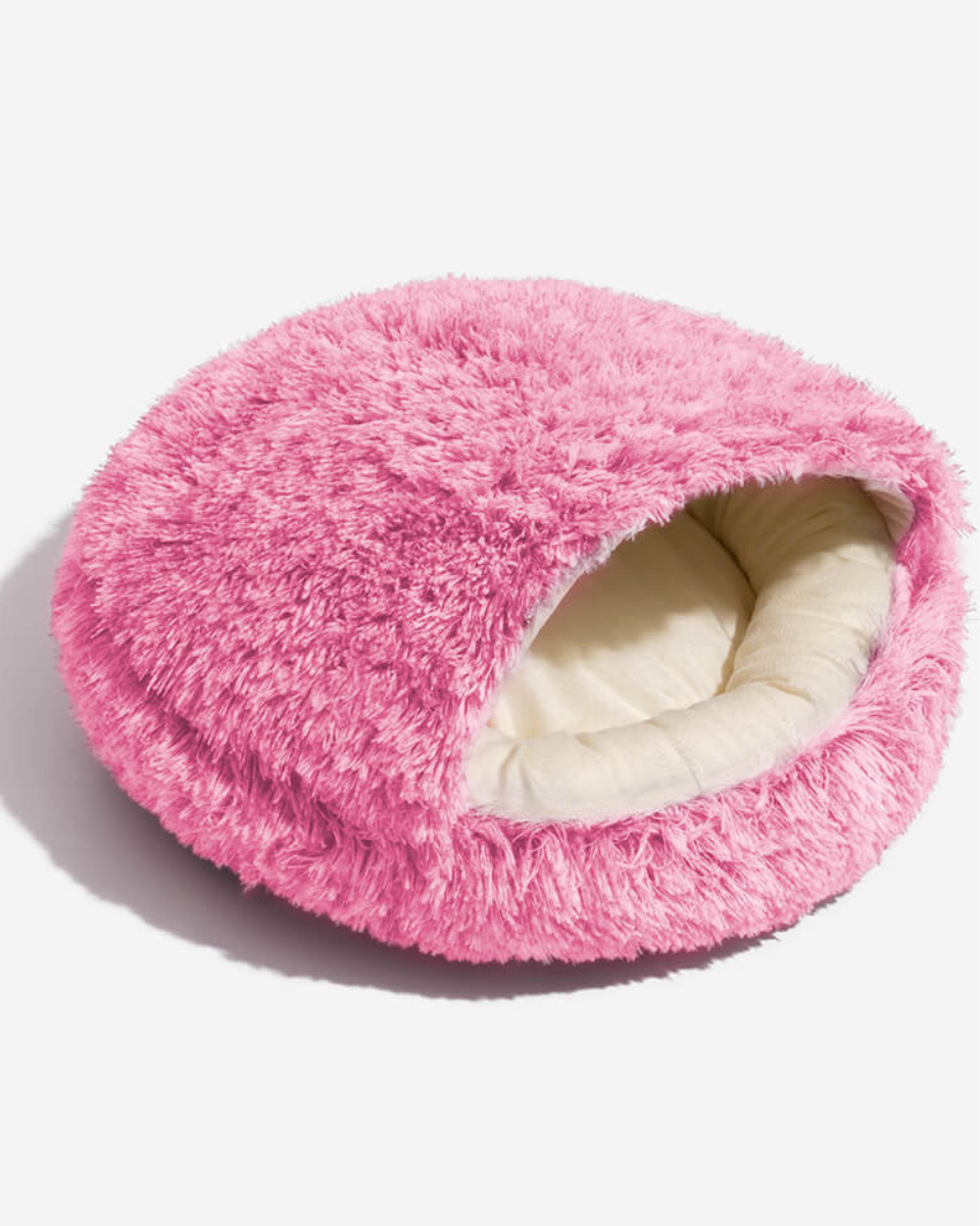 Elite Calming Plush Nest Pet Bed