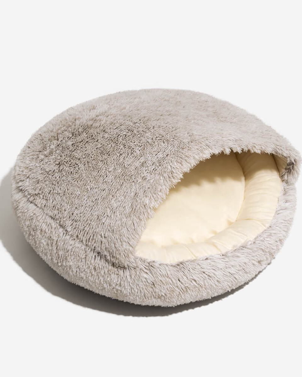 Elite Calming Plush Nest Pet Bed