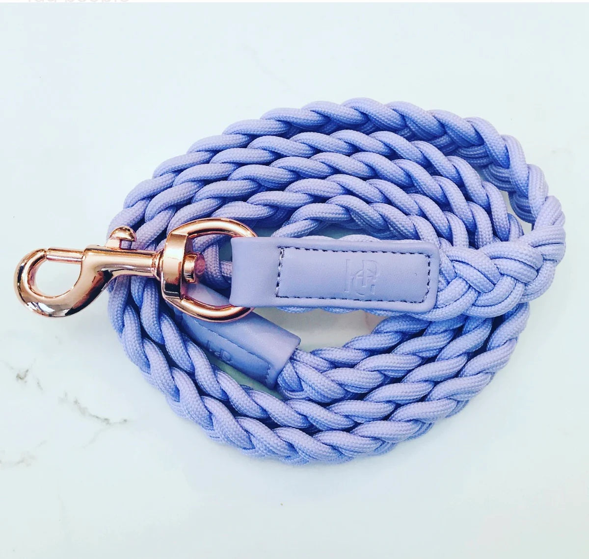 Dog Leash ‘Lilac’ Plaited