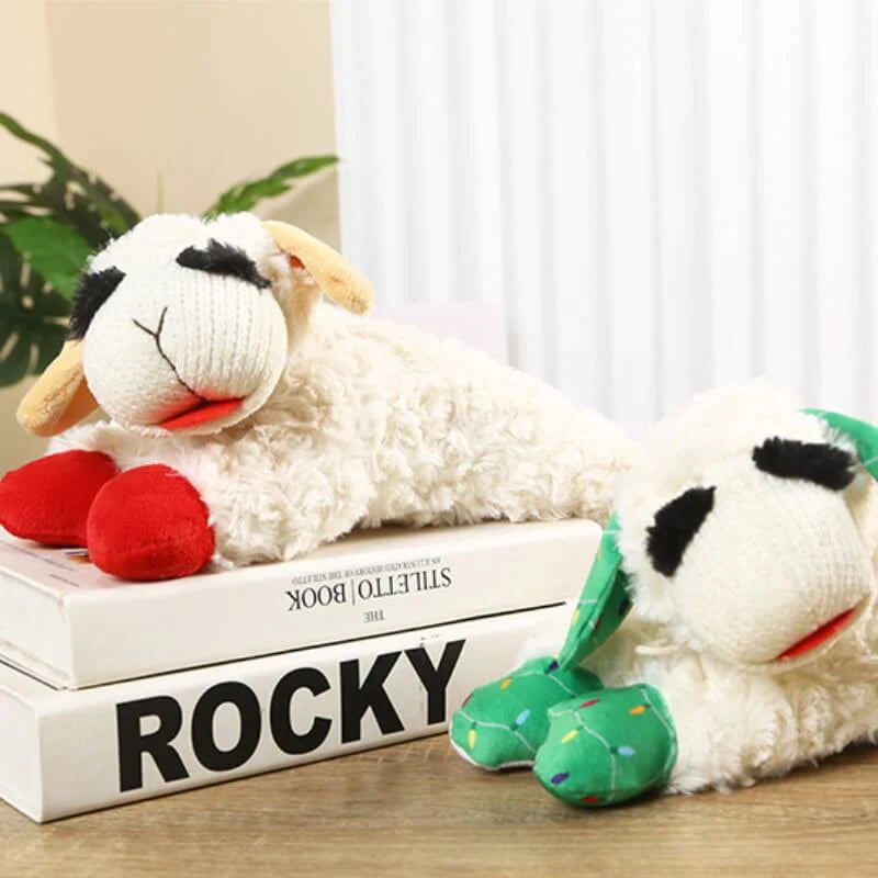 Elite Lamb Plush Squeaker Toy