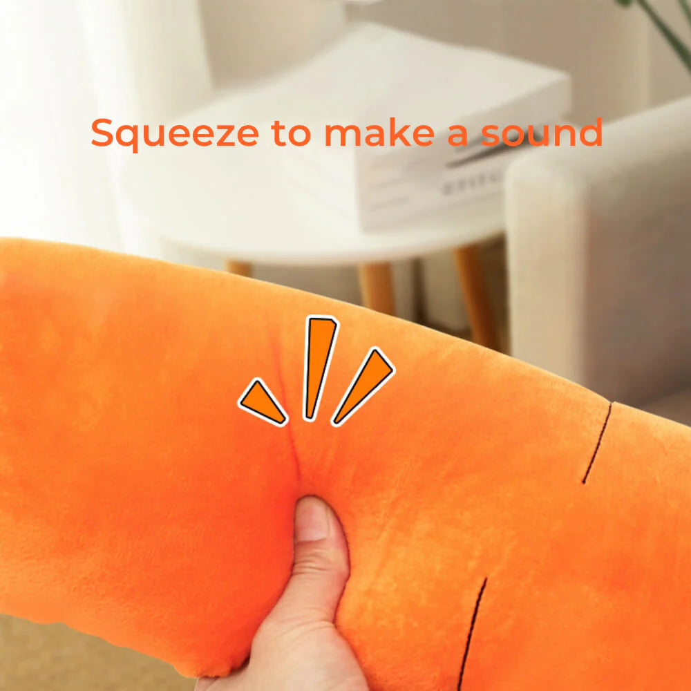 Elite Carrot Squeaky Plush Toy