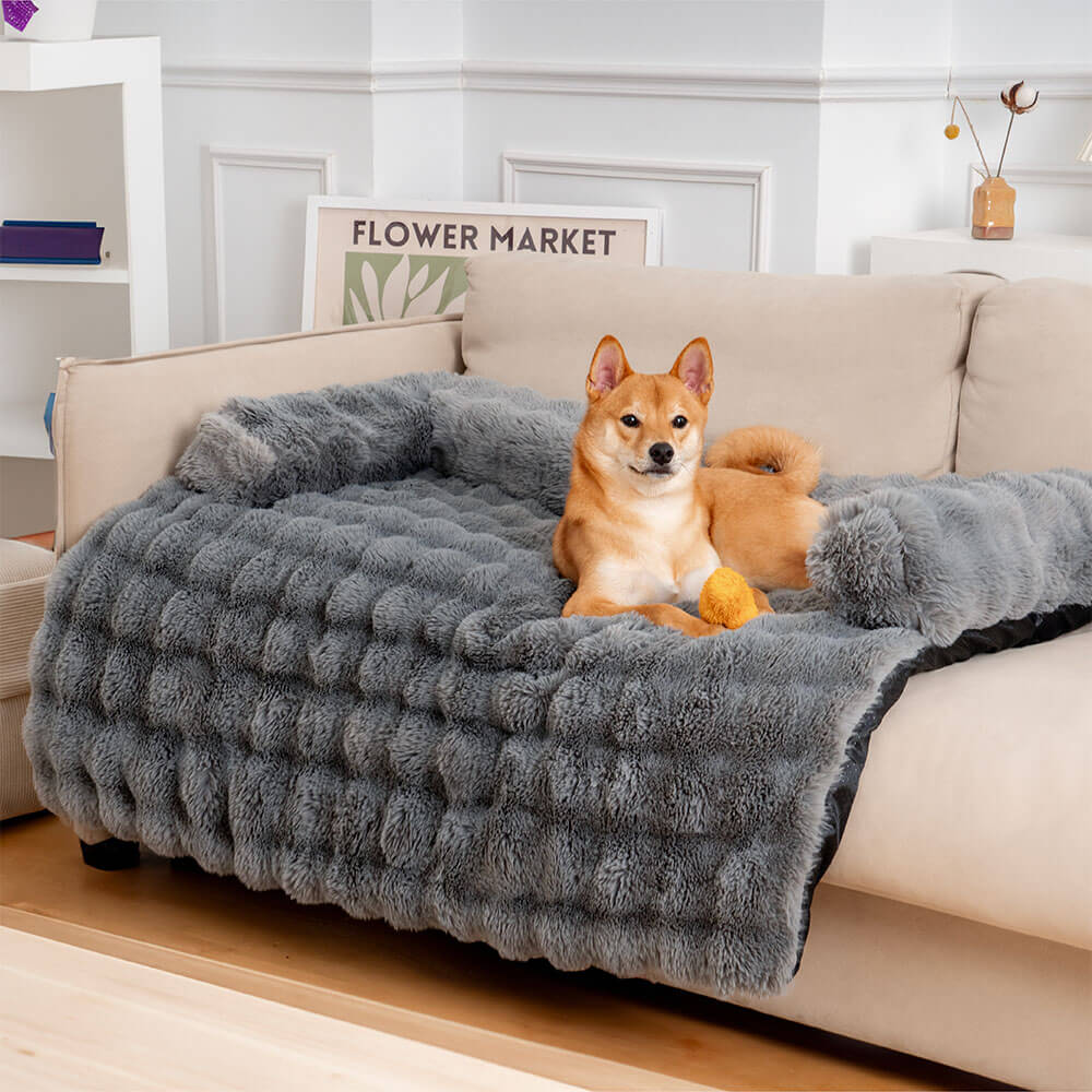 Elite Fuzzy Sofa Protector Mat